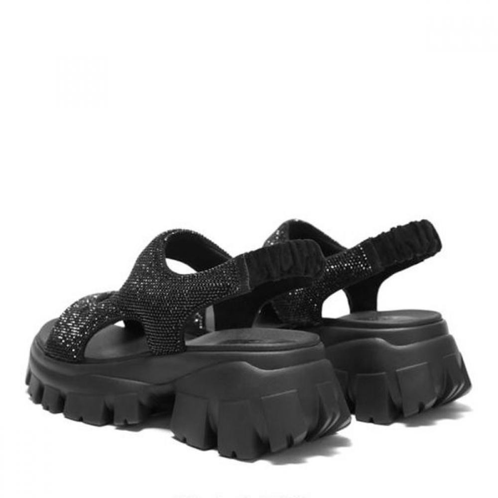 Staccato Crystal Tube Sandals Black Kketjjang3 Ebk63blk