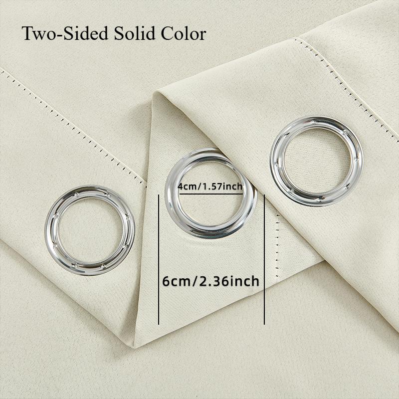 1 ks Oboustranný jednobarevný zatemňovací závěs, Zatemňovací a světlo redukující závěs, Závěsy pro dekoraci obývacího pokoje a ložnice