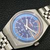 GENUINE VINTAGE SEIKO 5 AUTOMATIC JAPAN MENS BLUE COLOR DIAL WATCH A708391-1