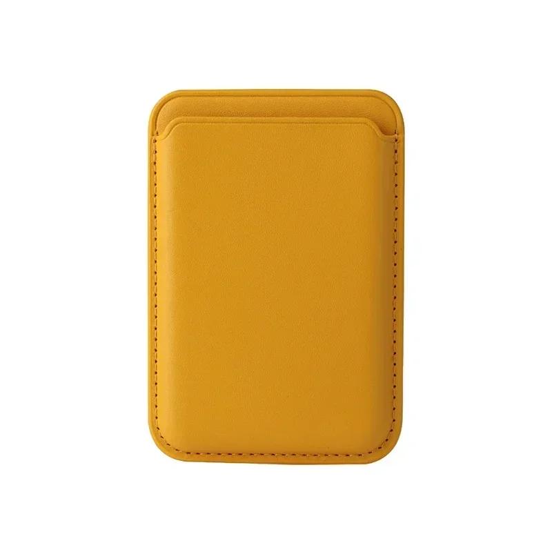 Pour Magsafe Portefeuille Magnétique en Cuir Étui Pour iPhone 18 17 16 15 Mac Safe Porte-Cartes Sac Téléphone Pour Samsung S26 Ultra Accessoires