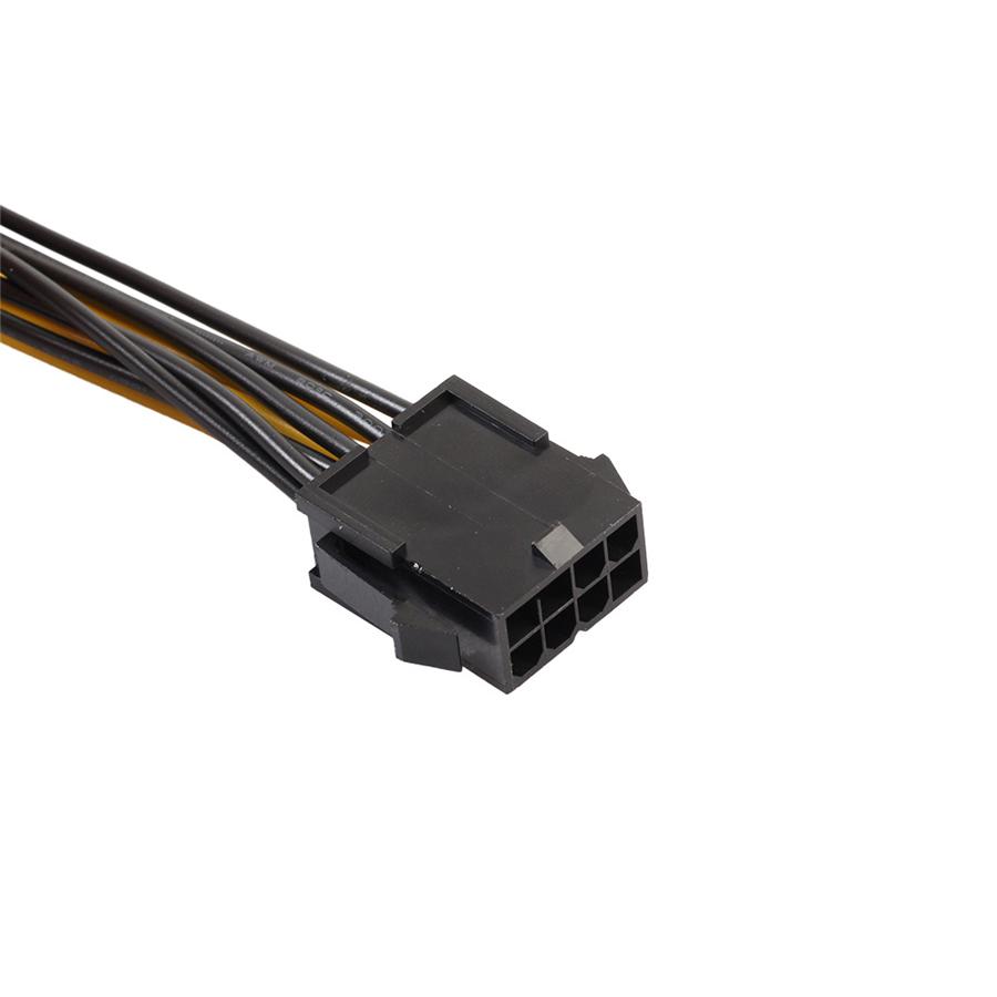 10Pcs 30cm PCIE Power Cable PCI-E 8 Pin To 2X 8 (6+2) Pin GPU Video Card Adapter
