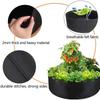 Felt Grow Bag Large Diameter Plant Vegetable Planter Garden  Outdoor Planting Flower Pot Thickened Seed Growing Bag Plant Pot