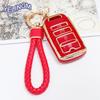 4Buttons Shell Fob Holder For Kia Cadenza K9 K7 K-04 Sorento K900 Soft Tpu Car Key Case Cover Keychain Protector Accessories