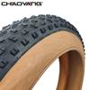 CHAOYANG 20x4.0 100/90-406 Fatbike Band 3mm Hippo Skin+ Lekbestendig Antislip MTB Strand Elektrische Fiets 20PSI Bruine Band H-5176