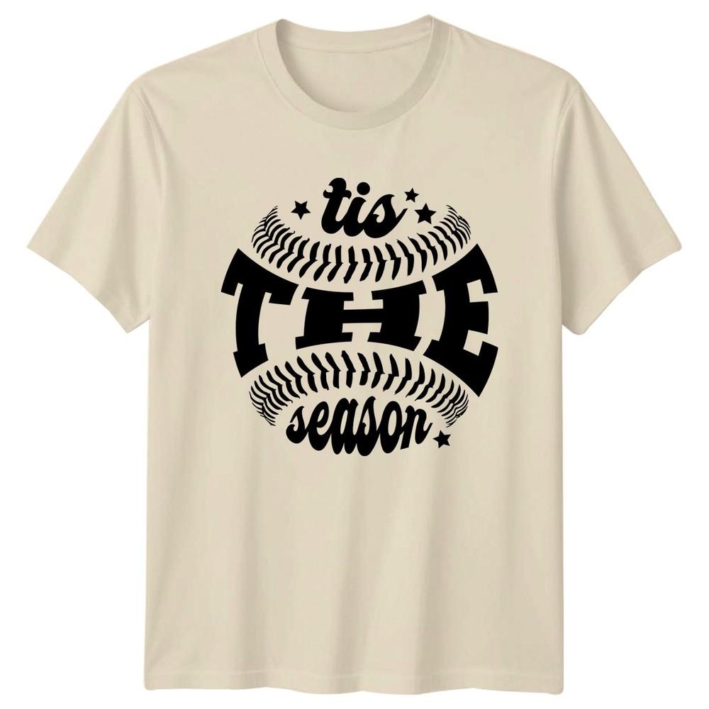 Tis The Season TShirt Baseball Game Sports Fan Fathers Day Gift For Him And Her