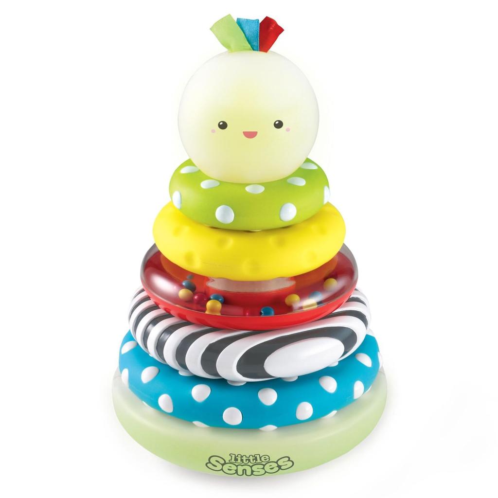 Early Learning Centre Illuminated Stacking Ring Baby Toy Baby Authentic Rattle, Gift, 145794,