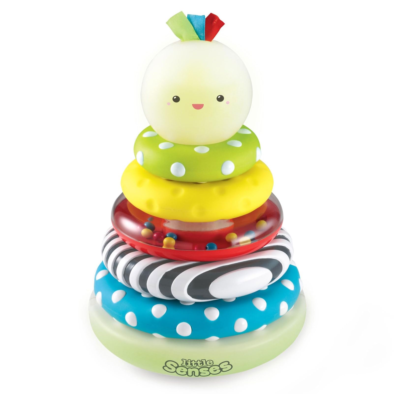 

Early Learning Centre Illuminated Stacking Ring Baby Toy Rattle, Baby Gift, 145794, Authentic