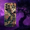 Giappone S-Samurai Custodia per Telefono Per iPhone 17,16,15,14,13,12,Pro,Max,Plus,E,SE4,Air,Mini Scatola Morbida Nera