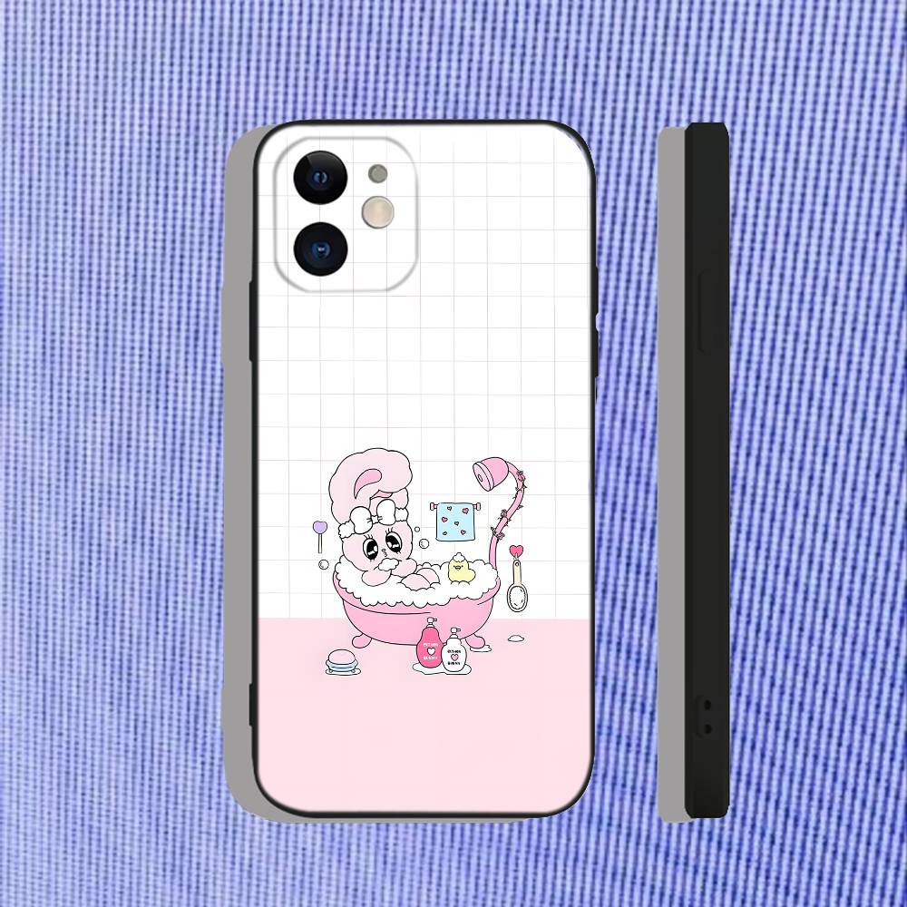 Esther Bunny Cute For iPhone 17,16,15,14,13,12,11,Air,X,XR,Pro,Max,Plus TPU Soft Skin-friendly Cover