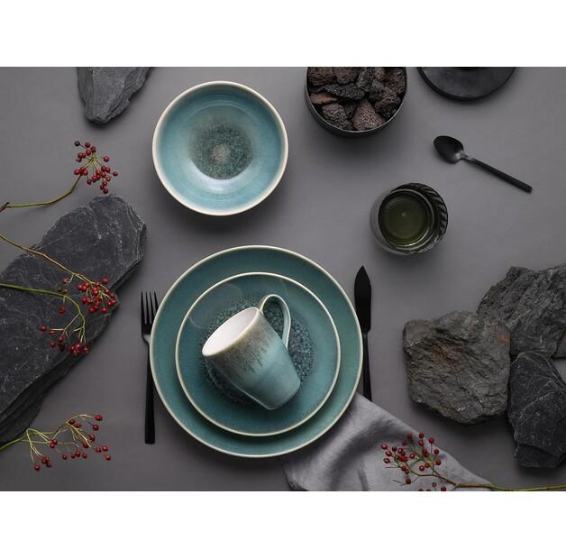 CreaTable Caldera Petrol Tableware Set, 8 Pieces (25863)