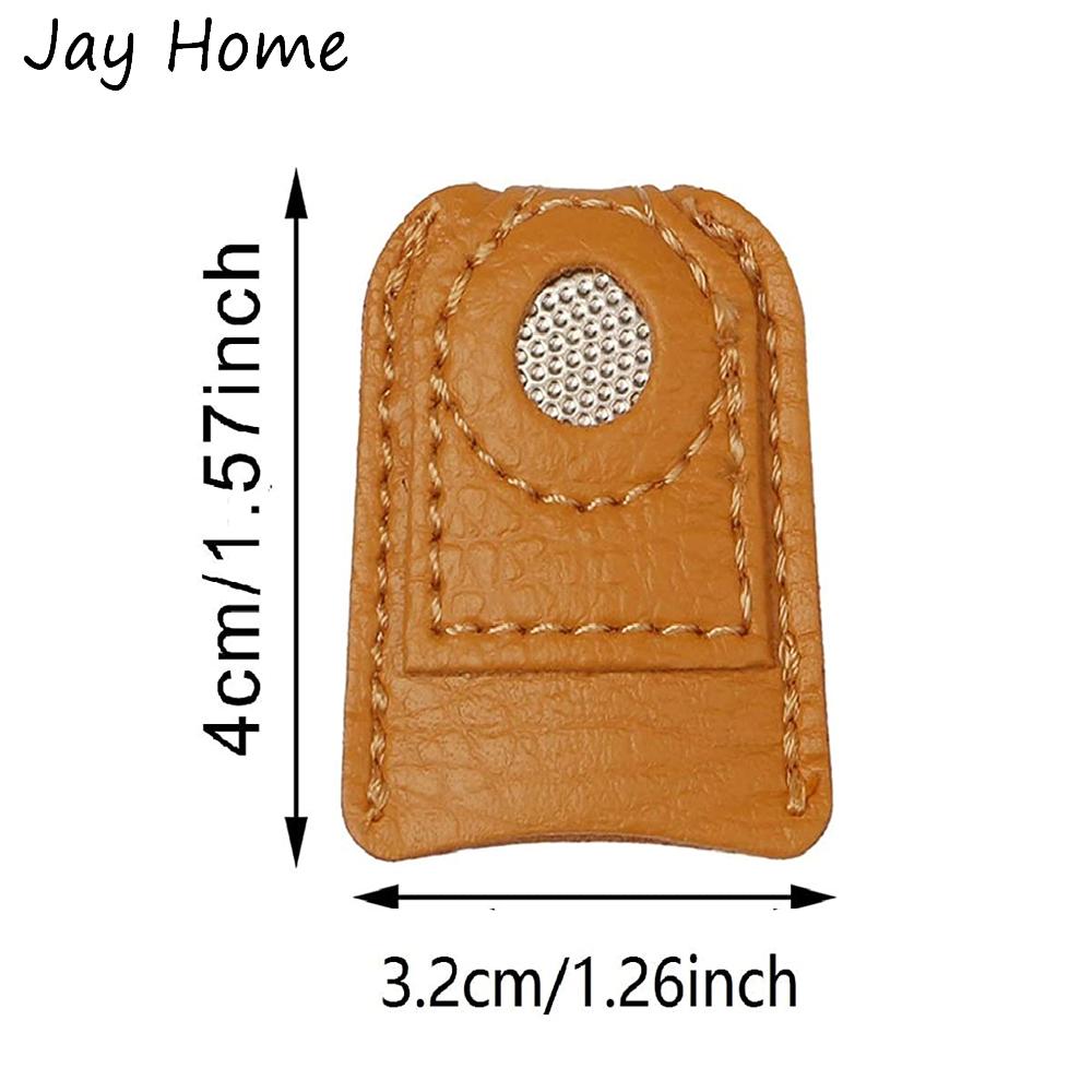 

2/1PC Sewing Leather Thimble Finger Protector Coin Thimble Pads for Craft Hand Sewing Quilting Knitting Pin Needles DIY Tools