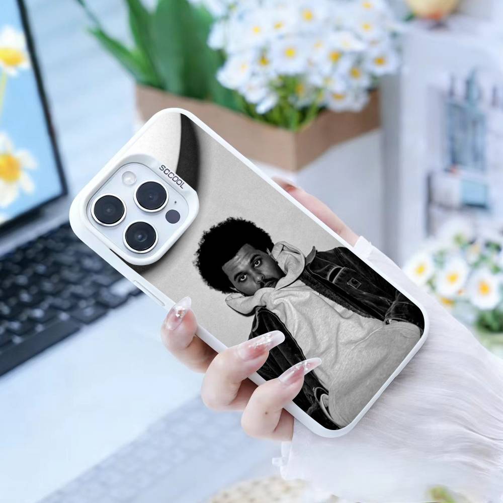 The Weeknd  Phone Case For iPhone 16,15,14,13,12,17,Pro,MAX White Matte Shockproof Cover