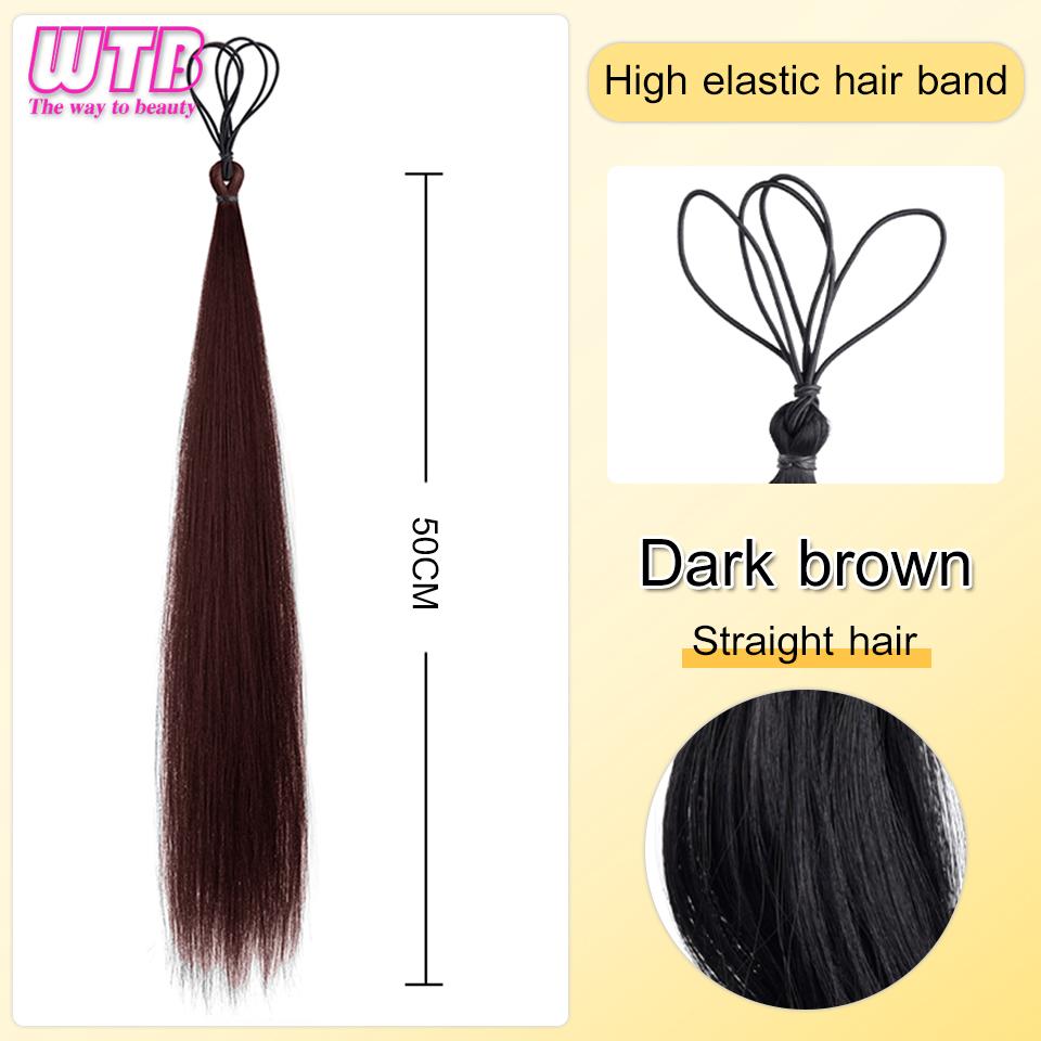 Ønskes kjøpt Syntetisk hår Selvviklende Hårbunt Kulehode Parykk Alt-i-ett Blomsterknopp Hårknute Hårpose Luftig Naturlig Hårvolum