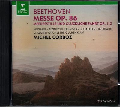 CD BEETHOVEN; CORBOZ - Mass In C 2292454612 Erato 1990 Germany Classical Used