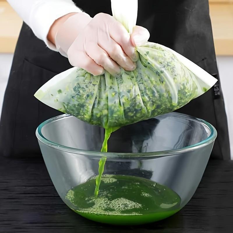 Ultra-Fine Mesh Filter Bag for Dumplings, Wine, Soy Milk, Juice & Vegetable Residue
