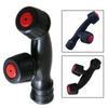 Plastic Double Nozzle Sprayer Head For Garden Yard Lawn Irrigation System F Type Dual Atomizing Watering Tool 10pcs