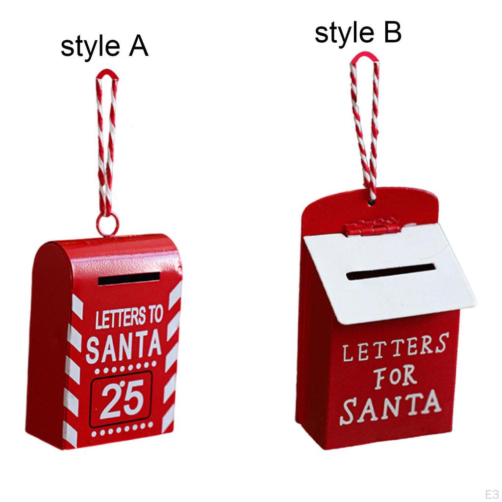 Letters To Santa Mailbox Christmas Tree Hanging Decor Decorating Decorative Cute Xmas