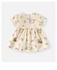 Girls' Summer Floral Cotton Princess Dress - Short-Sleeved Fashionable Outfit