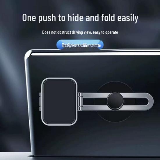 2026 Alloy Car Phone Holder: Suspension Design, Invisible Magnetic, Rotatable.