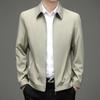 Men's Counter 2025 Spring/Autumn Business Casual Jacket - Middle-aged Executive Turn-down Collar Outerwear