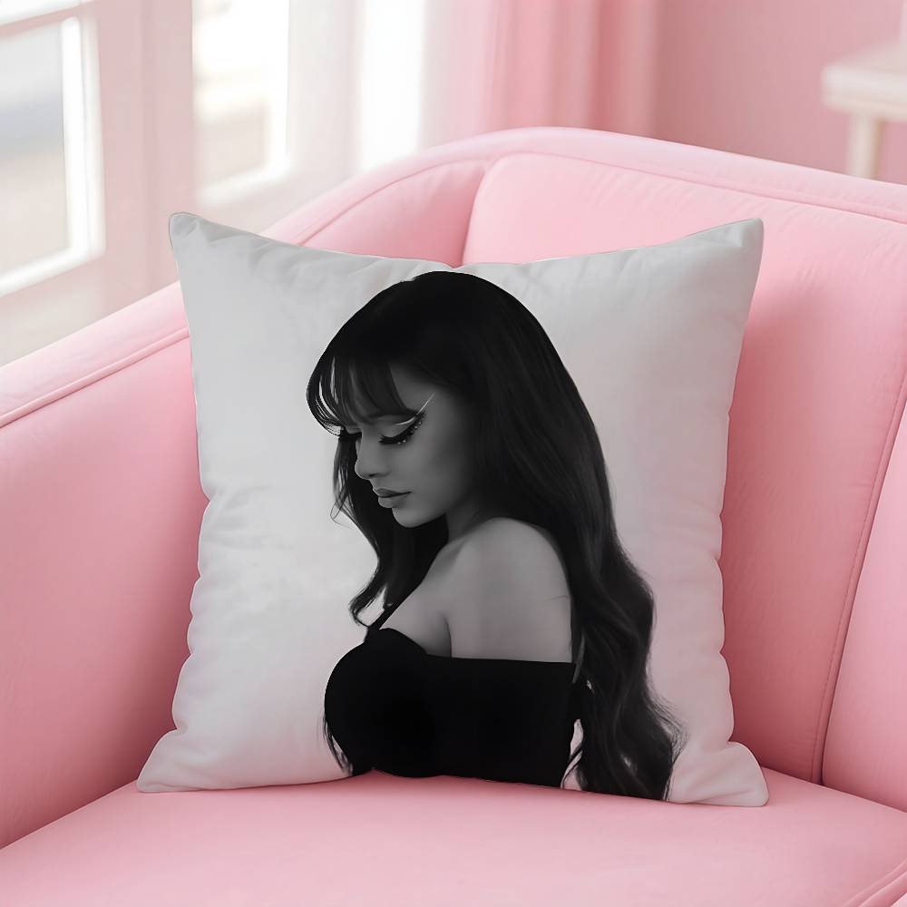 

A-Ayliva German Singer Pillow Case Pattern Printed Pillowcase For Living Room Sofa Cushion Cover & Bedroom Decor 12x12Inch