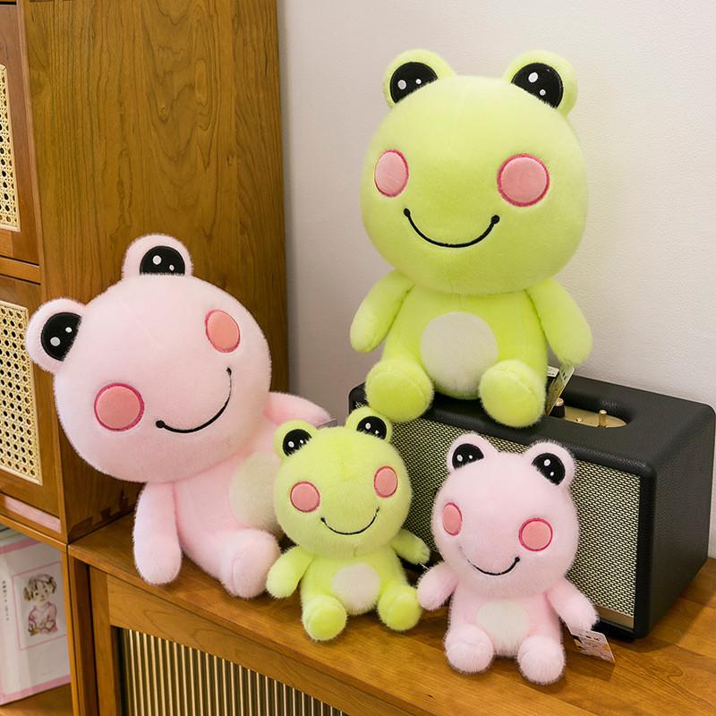 Plush Frog Couple Pillow Toy With Soft Short Plush For Home Decor And Gifts