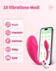 Fernsteuerbare Vibratoren, Sexspielzeug für Frauen, Sexspielzeug für Paare, Stimulierendes Sexspielzeug, Leise Vibrations-Eier, Klitoris-Stimulatoren für Frauen (Rosa)