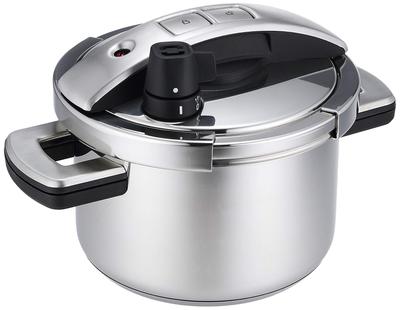 Meyer Pressure Ultra High Pressure Rustfri Kompatibel med Inkluderer oppskriftssamling overvåket av Masahiro Kasahara trykkoker,