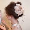 Flower Hair Claw Clip For Women Barrette Slip Resistant Hair Accessory Elegant Design Styling