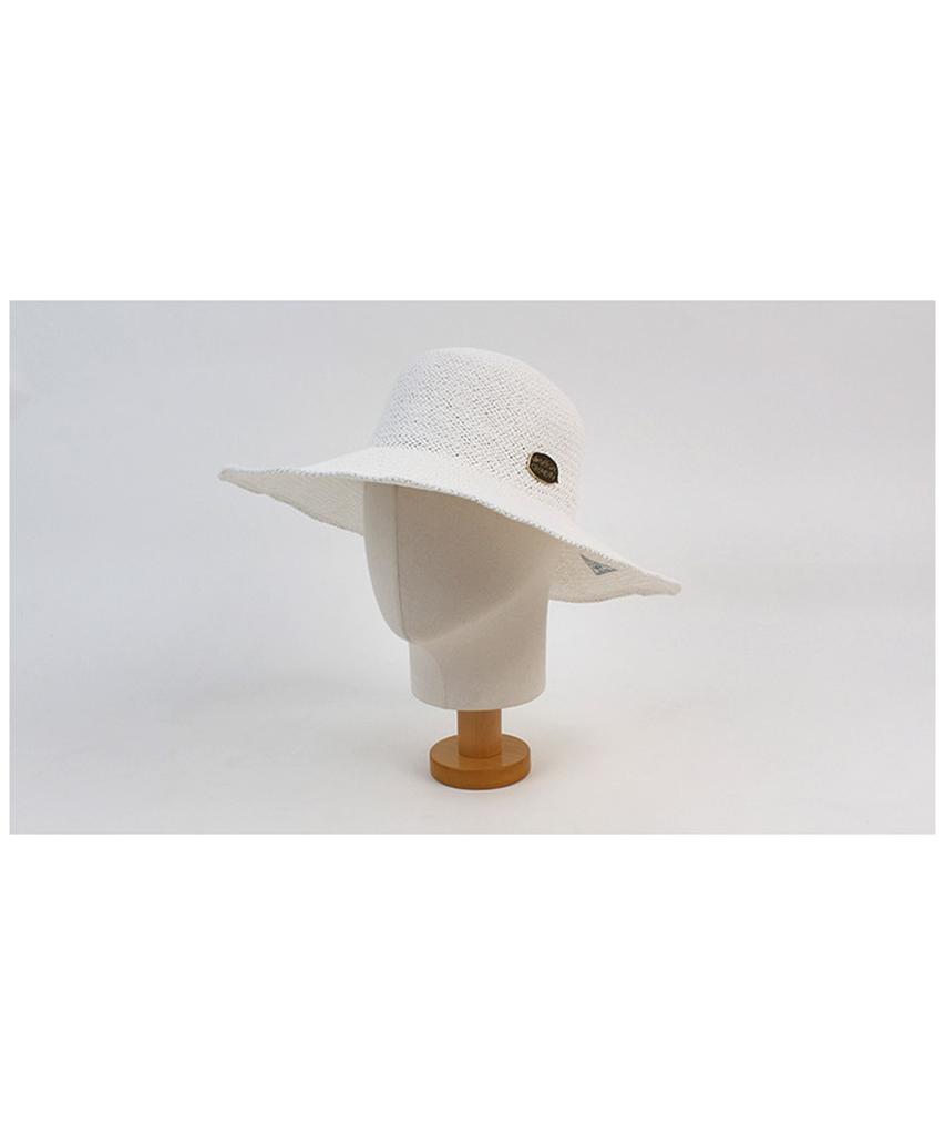 Summer White Round Panama Hat
