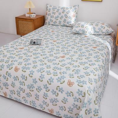 Floral Style Bedsheets Soft Flat Sheet Home Bed Linen Single/Double/Queen Size Sheets Sabanas Para Cama (Pillowcase Need Order)