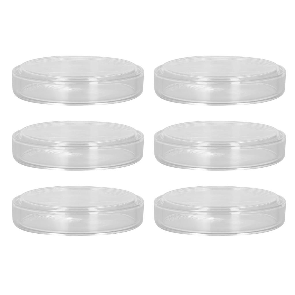 10 STÜCK Labor Petrischalen Glas Kulturschalen mit Deckeln für Bioresearch-Experiment