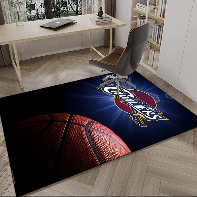 Football Cavaliers Logo  Carpet, Kitchen Rugs, Yoga Mat, Non-Slip Mats, Rug for Bathroom, Living Room Bedroom, Camping Rugs Christmas Gift