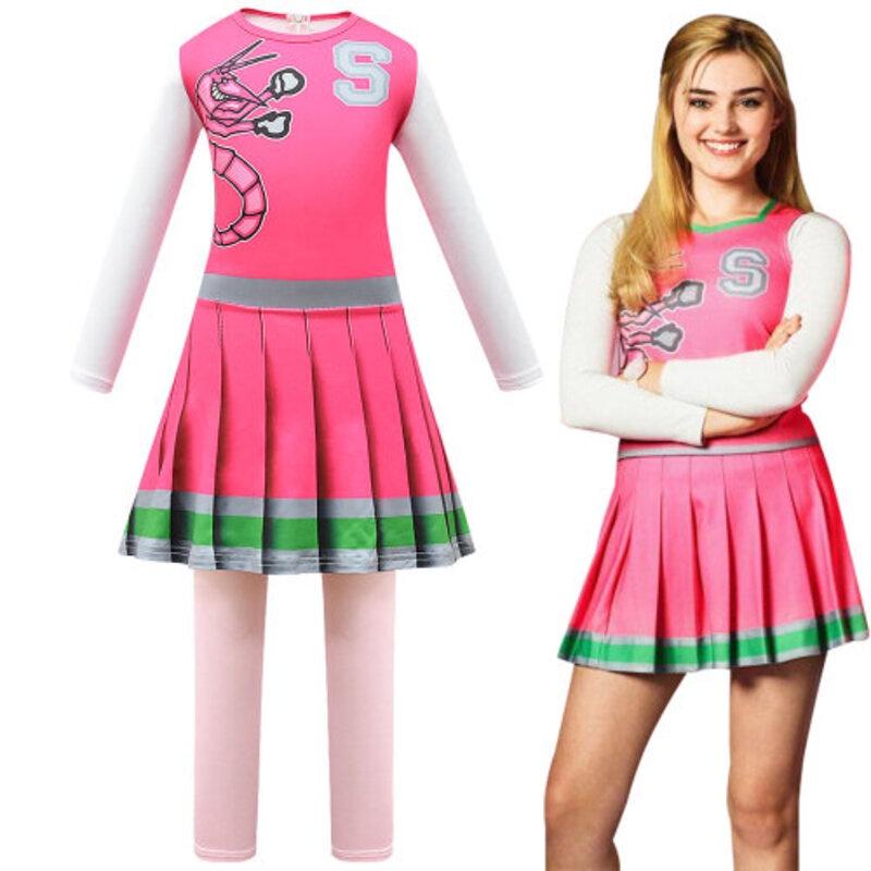 Girls' Zombie High School 2 Cosplay Costume Tight-fitting Bodysuit For Halloween Performance Cross-border 4549