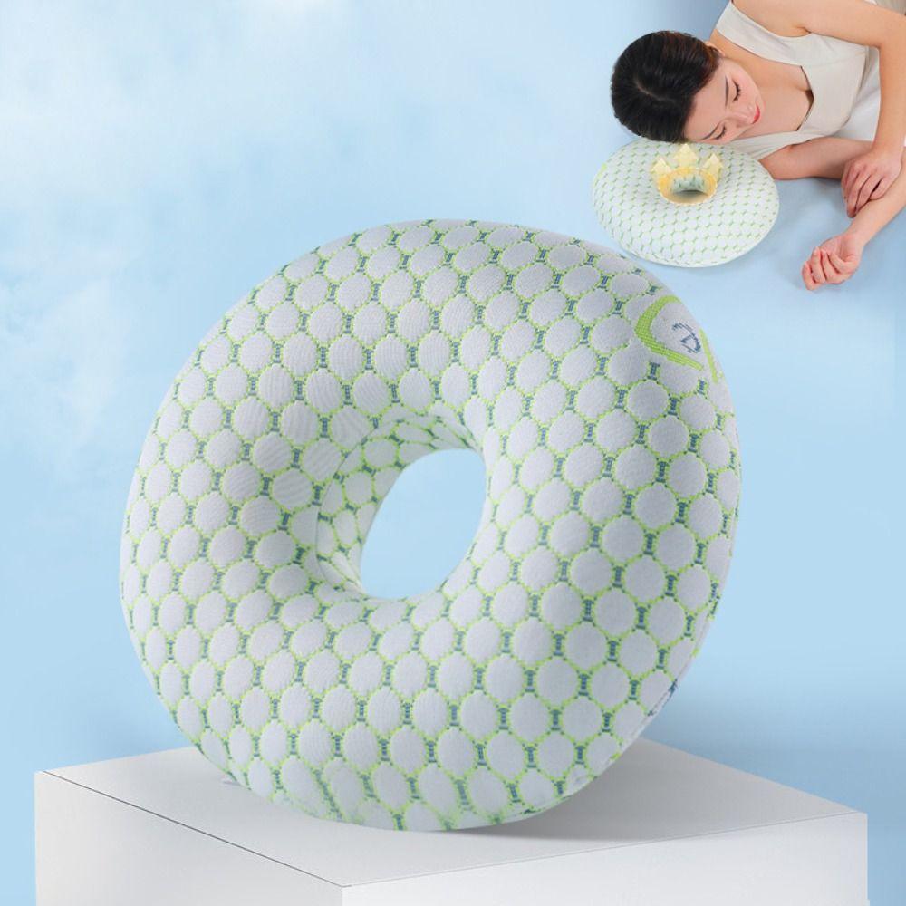 Cotton Filling Pillow with Ear Hole Ergonomic Earring Pillow  for Ear Pain Relief