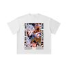 260 GSM Double Yarn 32 Count 100% Cotton One Piece V49 Luffy Lucci Print Unisex Heavy Cotton T Shirt