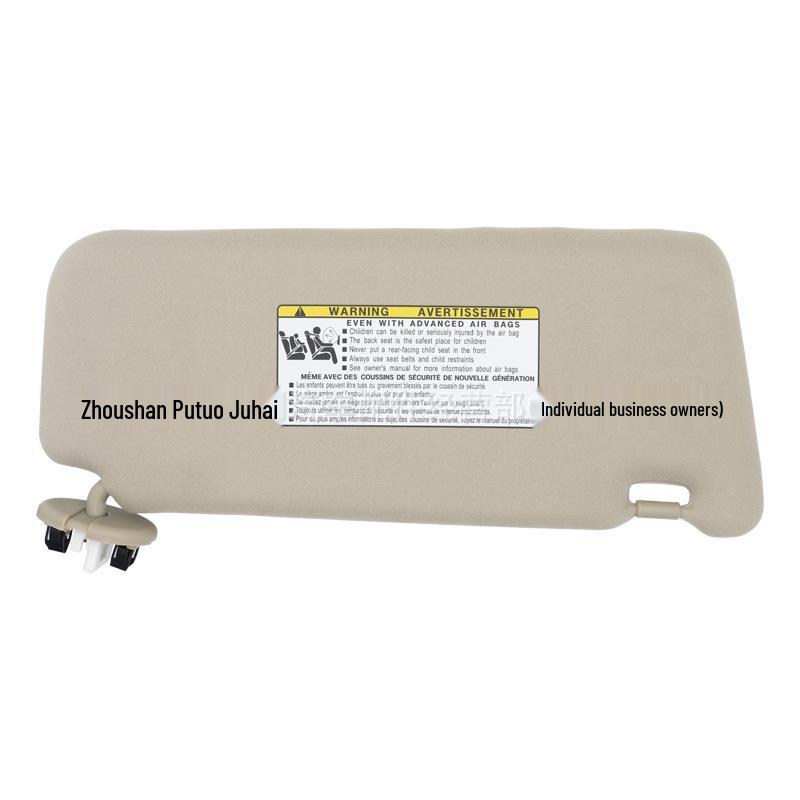 Beige Sun Visor with Light for 2007-2011 Toyota Camry (Left Side), 74320-06800-E0