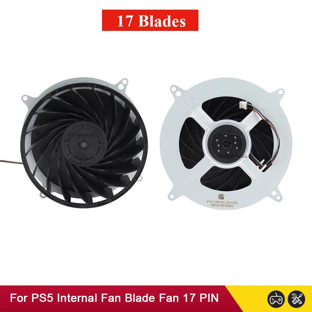 Internal Cooling Cooler Fan for PS5 Consoles 17 Blades Cooler Fan for PS5 23 Blades