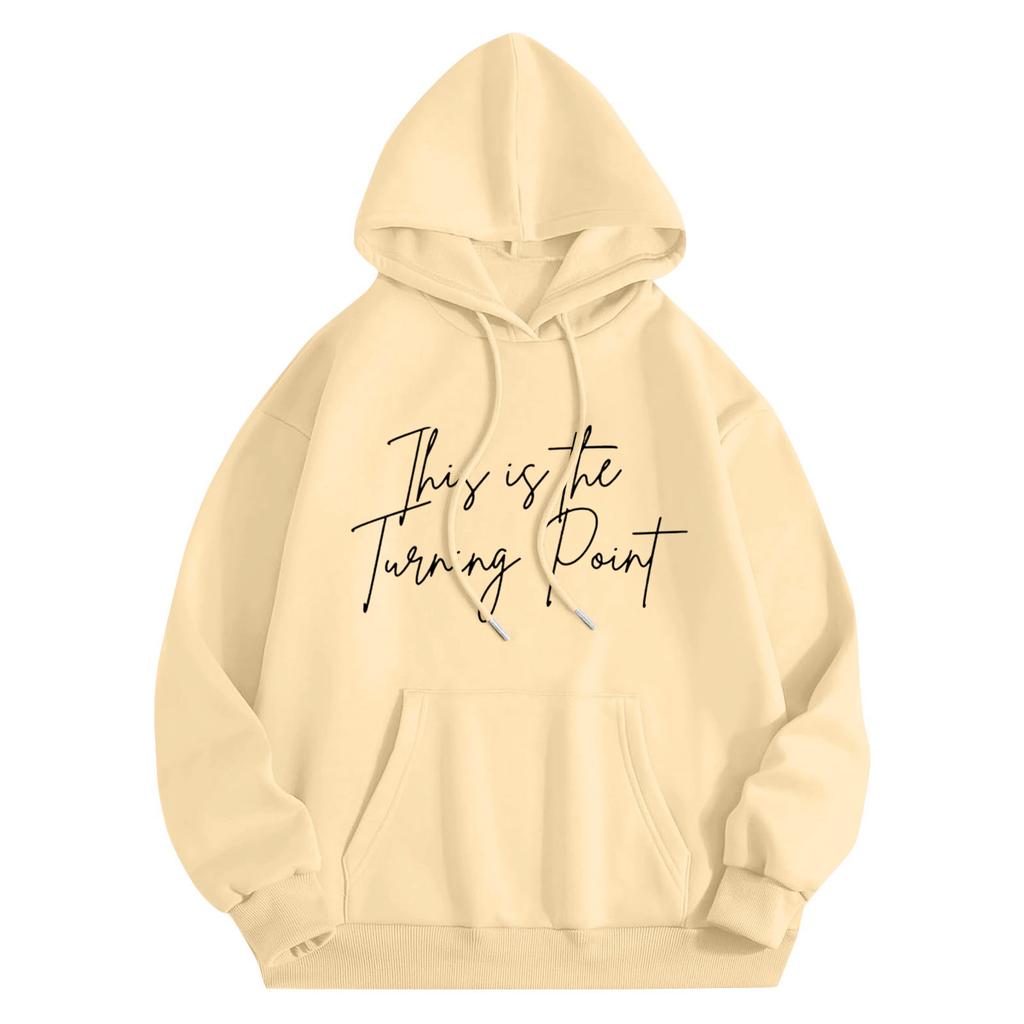 Womens Hoodies Fall Fashion Sweatshirts  Printed Casual Long Sleeve Loose Sweatshirt  Fall Hoodie Sweatshirt