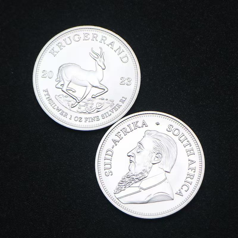 Legierung Versilberte Krugerrand Gedenkmünze (2022–2024) - Südafrika-Ausgabe