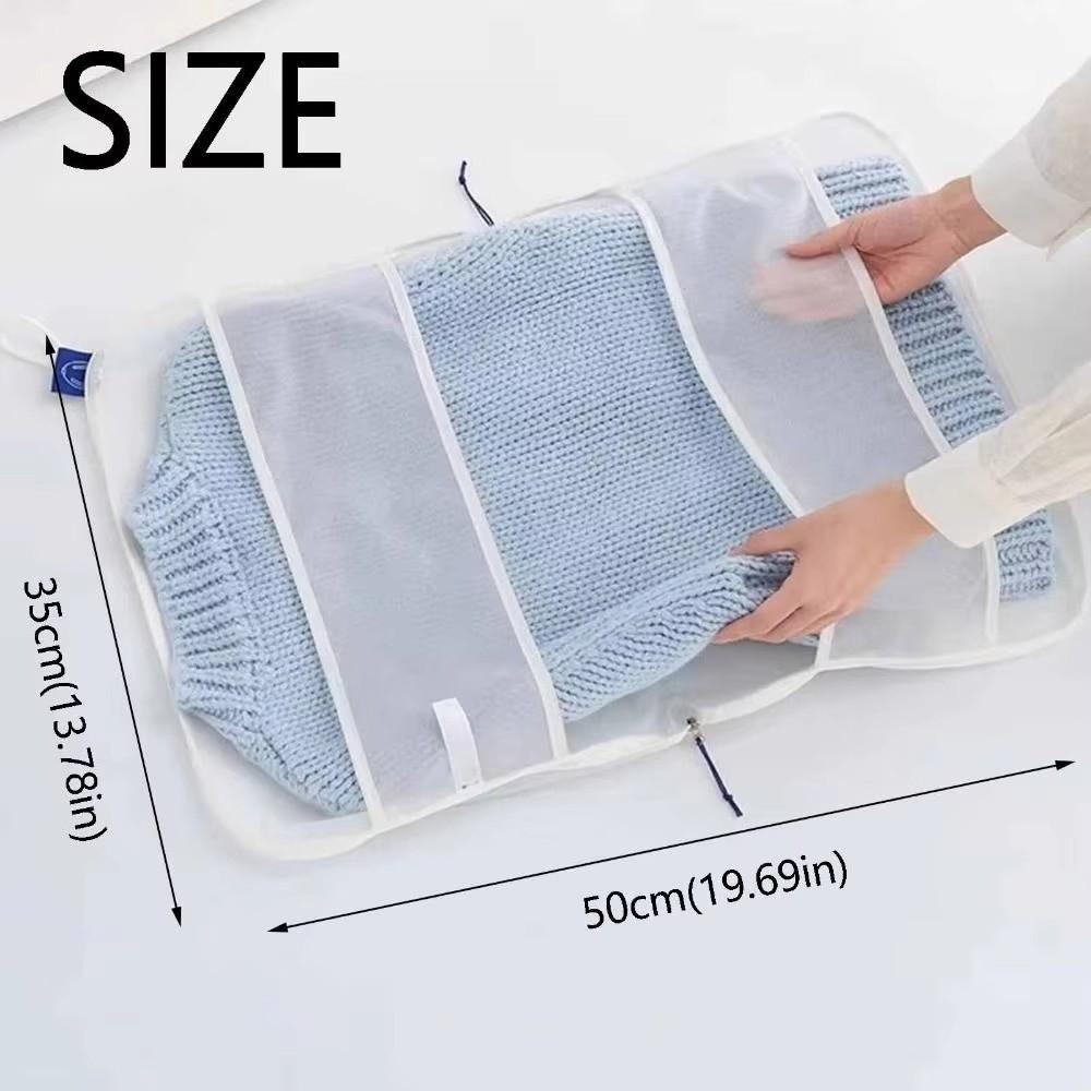 Large Capacity Clothes Protector Bag Zipper Sweater Wash Bag New Filter Mesh Bag
