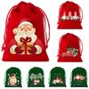 Santa Sack Set Drawstring Present Bags Multiple Sizes Available Large Set Of Festive Present Bags Seasonal Celebrations