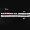 For Jaguar XF XFL 16-20 XE XEL 15-19 F-PACE Central Control Air-Conditioning Button Decoration Sticker Modification Accessories
