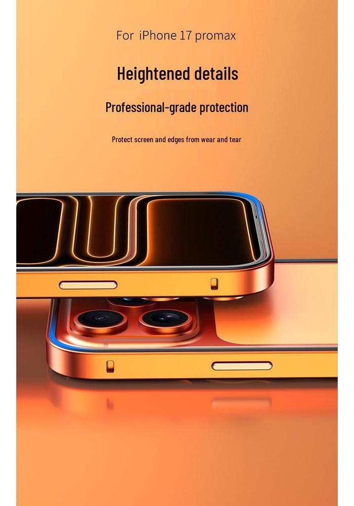 iPhone 16 Pro Max & 15 Plus Aluminum Alloy Metal Frame Case