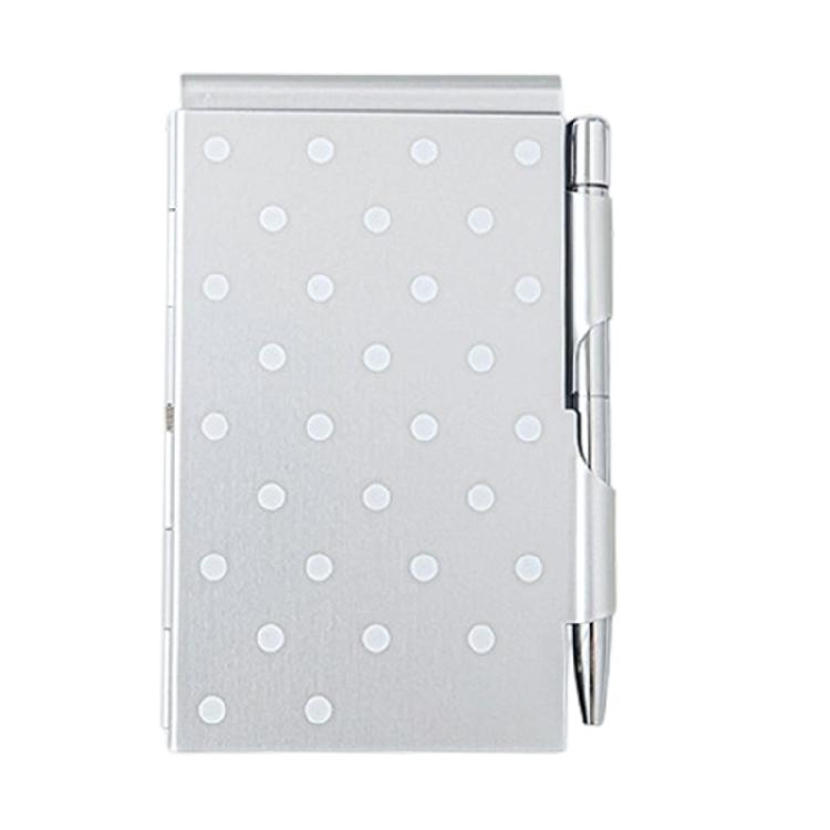 Pocket Journal Metal Writing Notepads With Ballpoint Pen For Students And Business Workers Daily Note Taking Journaling