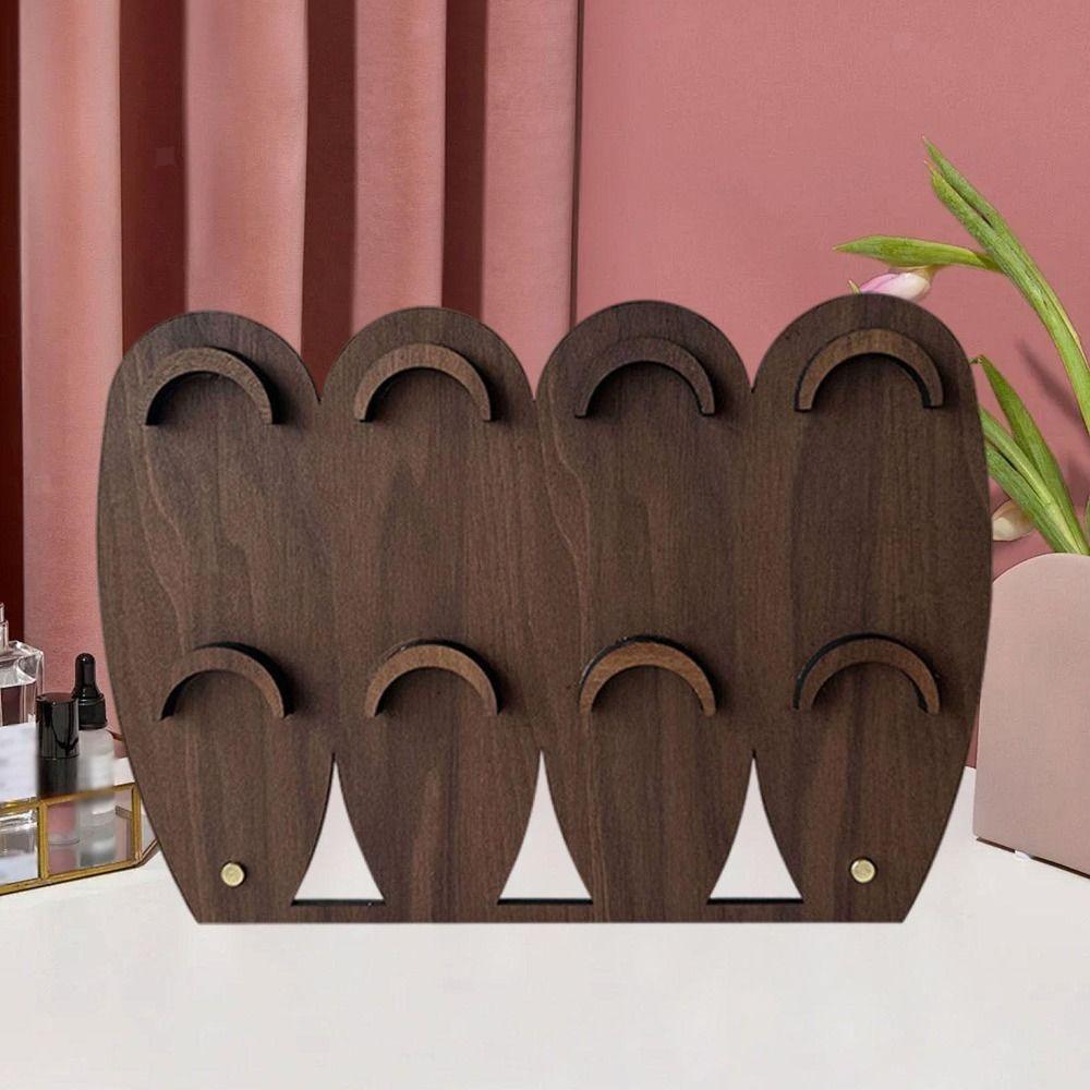 Hand Bangle Necklace Display Stand Wood Bracelet Display Rack Simple Jewelry Holder  Gift