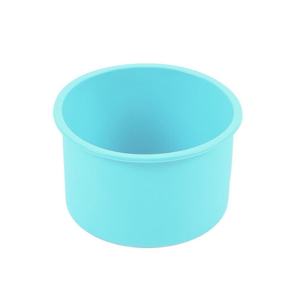 4Pcs 4 in Cupcake Mold Reusable Baking Pan Baking Tool Round Silicone Cake Pan  Pudding