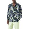 EMPORIO ARMANI Abstract-print Long-sleeved Shirt D41F10-D1206-1918
