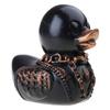 Duckieville Scultura di Anatra Statuetta Fatta a Mano Statua Anatra Punk e Rock Statuetta di Anatra Satanica