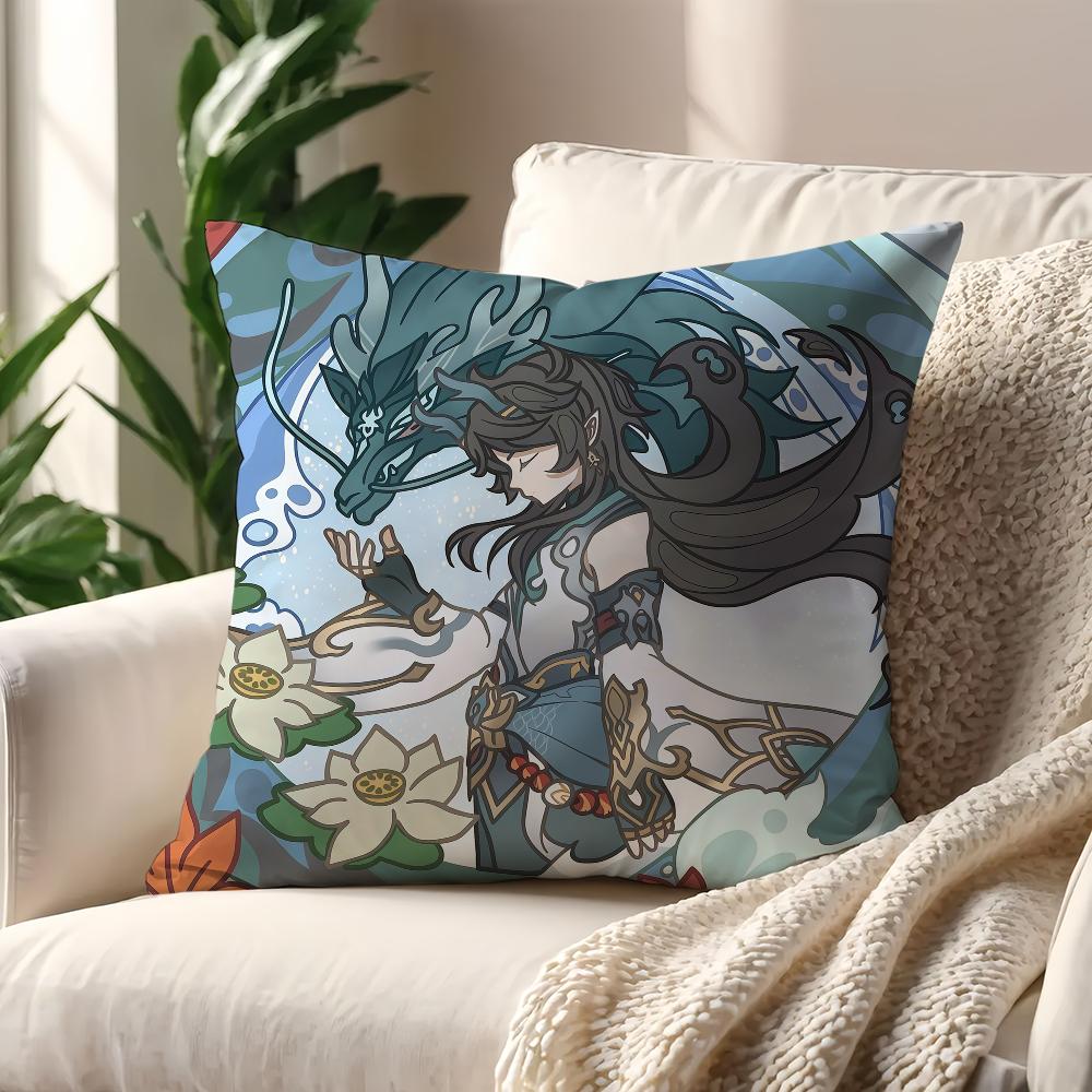 Game Honkai Star Rail cushion cover Pillow Cover Decoration Room Home Sofa living Office Car Nordic Simplicity